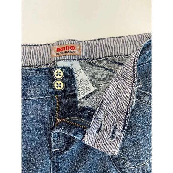 NoBo No Boundaries Womens Juniors Size 5 Medium Wash Blue Jean Shorts - Picture 5 of 14